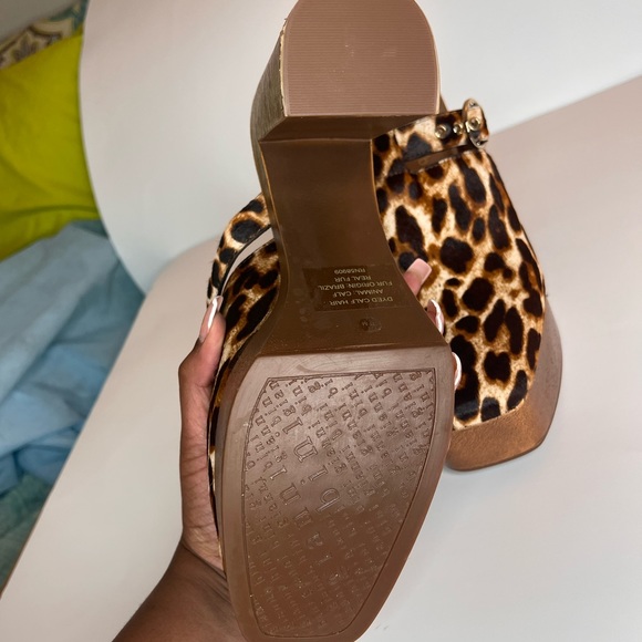 Gianni Bini leopard platform mules - Picture 2 of 5